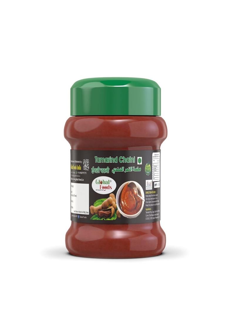 Global Foods Globle Tamarind Date Chutney Khatti Mithi Imli Homemade Style Chatpati Sauce Made With Traditional Indian Asian Saunth Chatni 200Gm