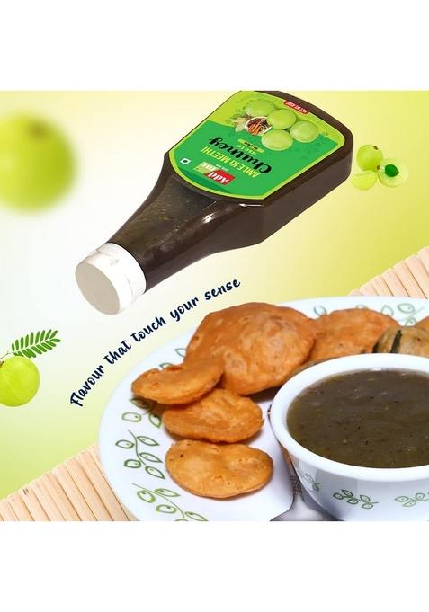 Add Me Home Made Aamle Ki Meethi Chutney 450Gm Sweet Amla Pickle Without Oil 450 G | Pure Vegetarian