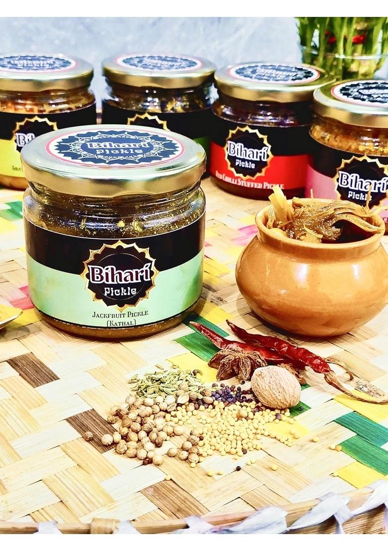 Bihari Pickle Jackfruit Kathal Ka Achaar | Premium By No Added Preservatives And Artificial Flavour