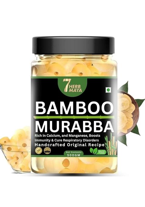 7Herbmaya Bamboo Murabba | Heritage Inspired Sweet Specialty Pickle Delight 500 Gm