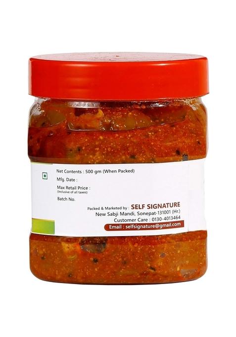 Self Signature Khatta Lemon Pickle Nimbu Ka Achaar 500 Gm