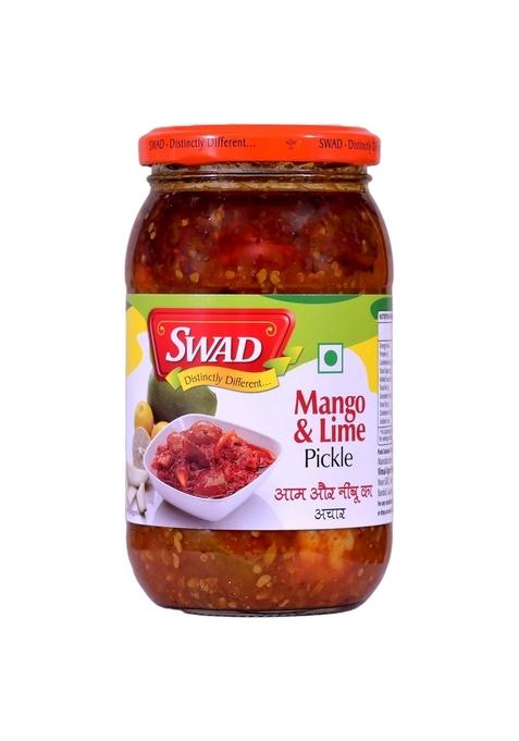Swad Distinctly Different Delicious Lime Chilli Pickle 400 Gm Nimbu Ka Achar