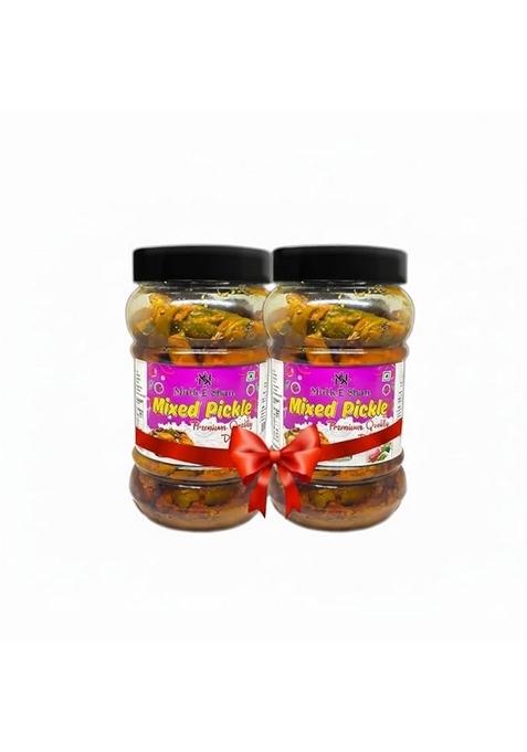 Ms Mulk E Shan Mixed Pickle 900G Pack Of 2