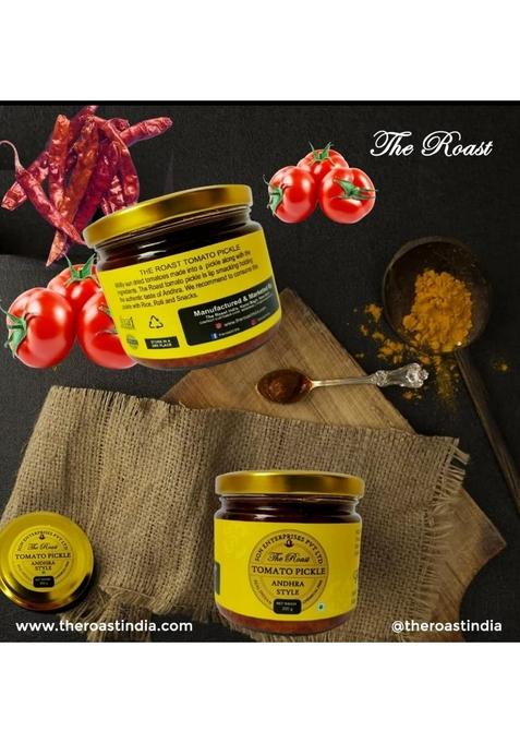 The Roast Tomato Pickle|Andhra Style Pickle|100 Natural Tasty Healthy Authentic Andhra Pickle| 1 Count