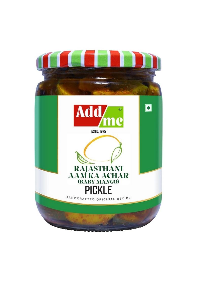 Add Me Rajasthani Masala Aam Ka Achar 500Gm Mango Pickle 500G Homemade Keri Pickles | Authentic Indian Flavor Tangy Spicy Perfect F Or Rice Roti