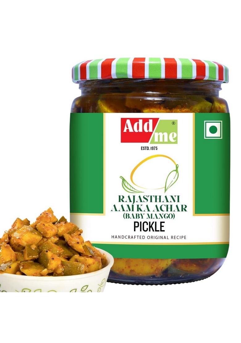 Add Me Rajasthani Masala Aam Ka Achar 500Gm Mango Pickle 500G Homemade Keri Pickles | Authentic Indian Flavor Tangy Spicy Perfect F Or Rice Roti