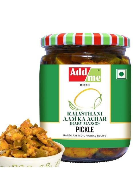 Add Me Rajasthani Masala Aam Ka Achar 500Gm Mango Pickle 500G Homemade Keri Pickles | Authentic Indian Flavor Tangy Spicy Perfect F Or Rice Roti