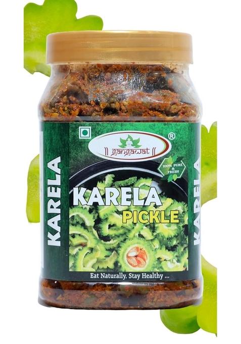 Gangawat Karela Pickle 800G Made Karele Ka Achar Bitter Gourd Pickles