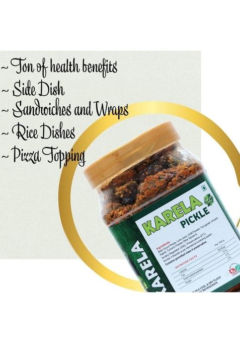 Gangawat Karela Pickle 800G Made Karele Ka Achar Bitter Gourd Pickles