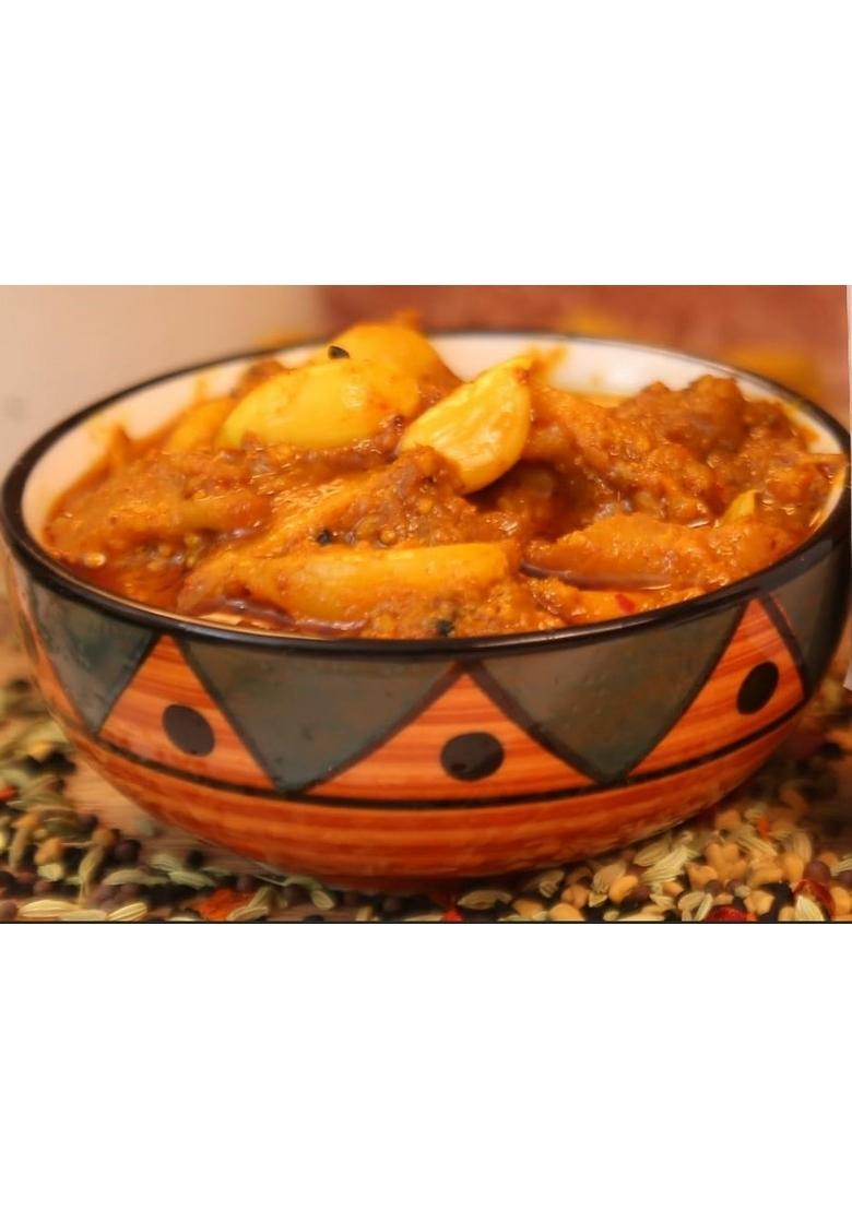 Tastebuddies By Madhu Madhu® Lehsun Pickle 450 Gm Handcrafted Homemade Gourmet Garlic Bold Savory Flavor In Wood Pressed Mustard Oil Authentic Taste Of India