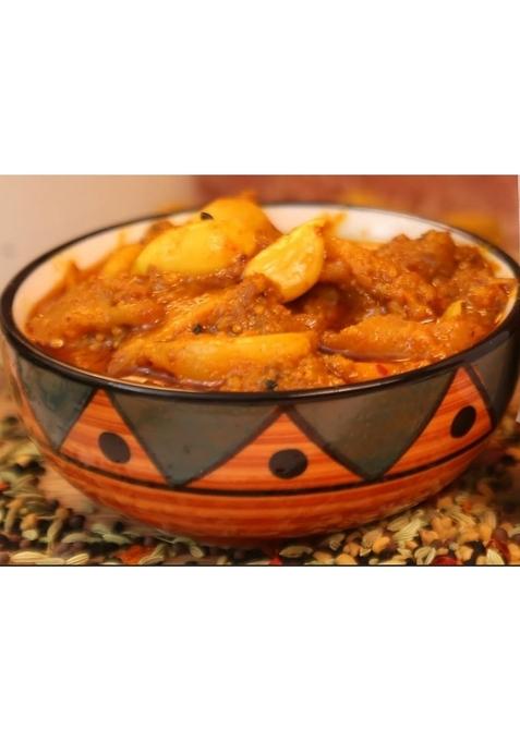 Tastebuddies By Madhu Madhu® Lehsun Pickle 450 Gm Handcrafted Homemade Gourmet Garlic Bold Savory Flavor In Wood Pressed Mustard Oil Authentic Taste Of India