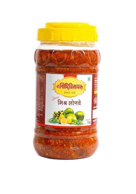 Shree Siddhivinayak Combo Pack Of 2 Mix Pickle 1 Kg Mango 500 G Achar Aam Ka Achaar