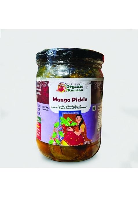Organic Kumaon Homemade 200Gm | Traditional Indian Achar Less Oil Aam Ka Home Made Pickle In Fresh Dry Sukha Achaar With Methods Preservative Free