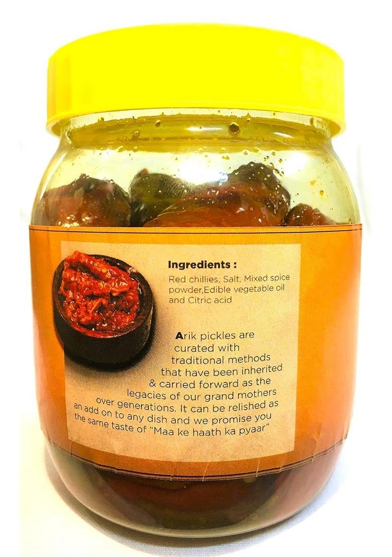 Arik Red Chilli Pickle Lal Mirch Ka Achaar