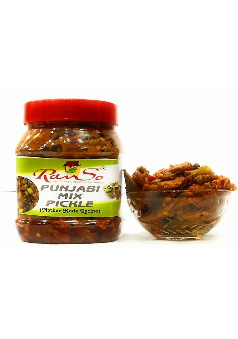 Ravso Home Made Punjabi Mix Pickle 1Kg