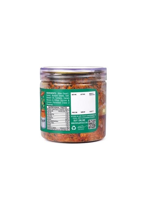 Popular Karela Pickle– Authentic Indian Bitter Gourd Pickle Flavor Made With Fresh And Traditional Spices 400G