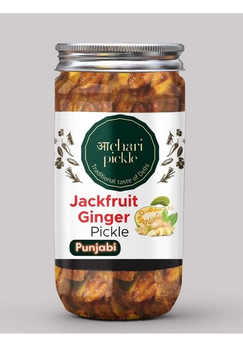 Achari Pickles Punjabi Kathal Adrak Ka Achar I Homemade Tasty Pickle 400 Gm Jackfruit Ginger Organic