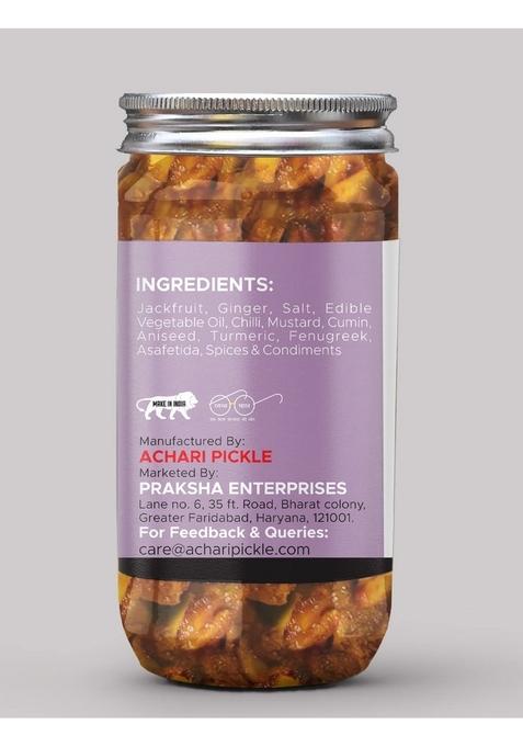 Achari Pickles Punjabi Kathal Adrak Ka Achar I Homemade Tasty Pickle 400 Gm Jackfruit Ginger Organic
