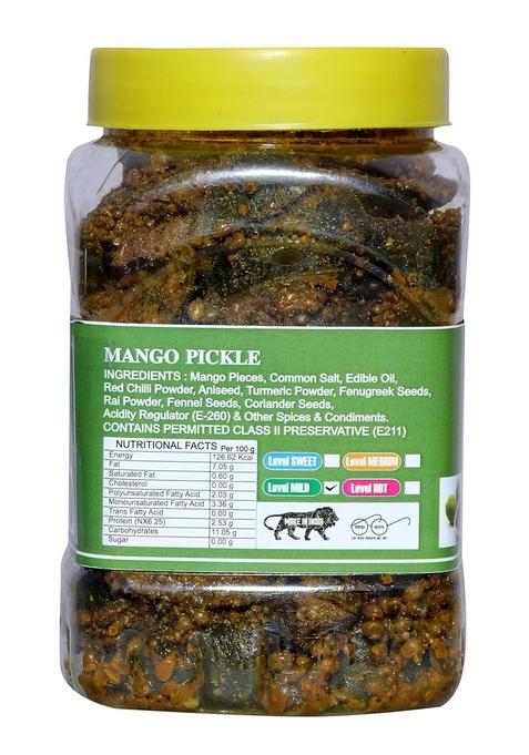 Daily Food Homemade Organic Natural Ramkela Mango Pickle Aam Ka Achar 800Gm