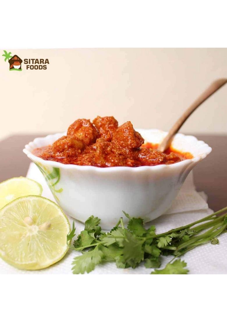 Sitara Foods Chicken Pickle Spicy Boneless Homemade Curry Andhra Style Fresh 250G