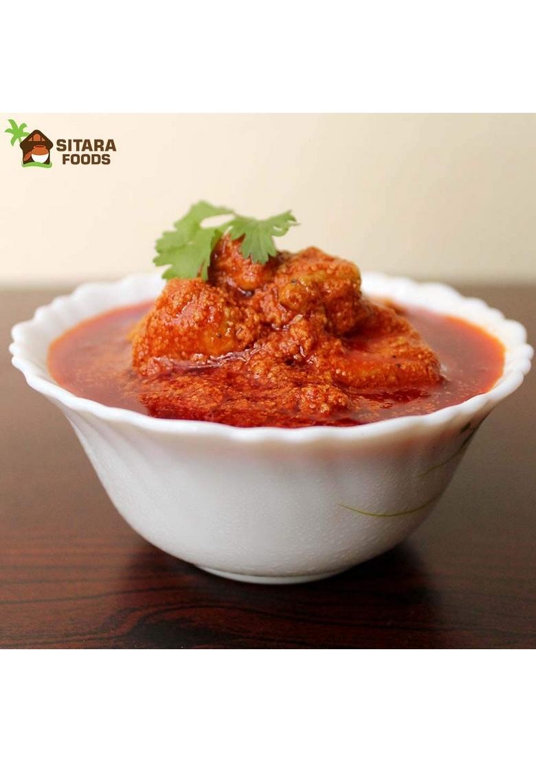 Sitara Foods Chicken Pickle Spicy Boneless Homemade Curry Andhra Style Fresh 250G