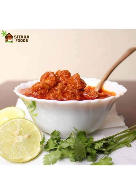 Sitara Foods Chicken Pickle Spicy Boneless Homemade Curry Andhra Style Fresh 250G