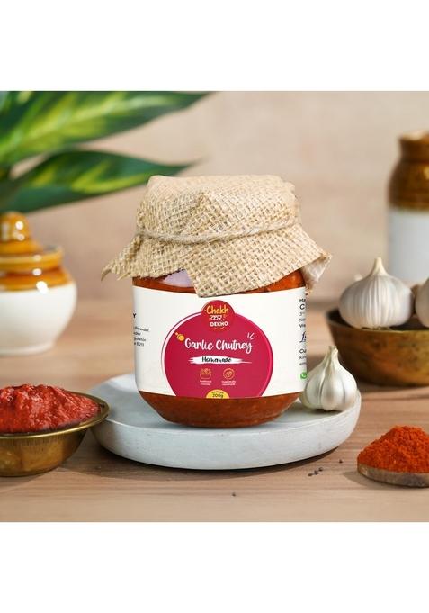 Chakh Kar Dekho Garlic Chotney 200 Gm | Authentic Indian Taste Traditional Homemade Lehsun Ki Chutney Natural Ingredients Rich Flavor Perfect For Meals Snacks Roti