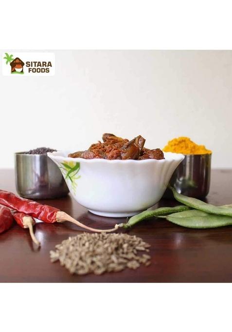 Sitara Foods Broad Beans Pickle Chikkudukaya Andhra Style Home Made 1000 Grams Pack