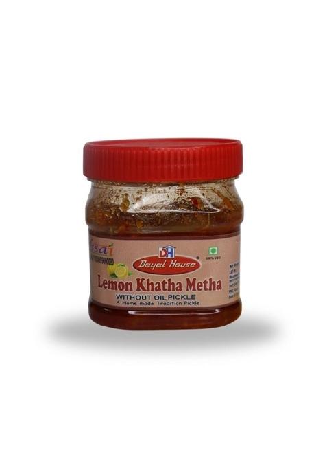 Dayal House Lemon Khatha Metha Pickle 400Gm Sweet And Sour Nimbu Ka Achaar | Khatta Meetha Achar |Homemade |Traditional Indian Home Made With Grandma'S Taste