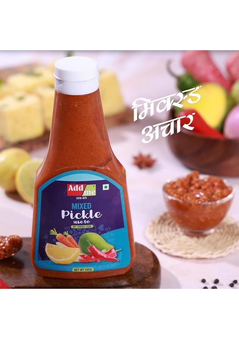 Add Me Addme Homemade Indian Chutney Sauce Combo Packs Sonth Chatni 450G Pudina Dip 390Gr Mango Methi Dana Pickle 390G Mixed Classic Sauces And Dips | Authentic Traditional Sweet Tangy Spicy Delicious Rich Flavor Perfect For Snacks