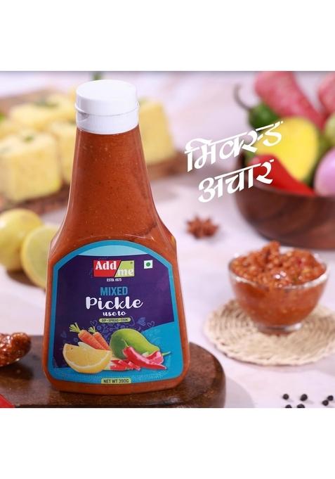 Add Me Addme Homemade Indian Chutney Sauce Combo Packs Sonth Chatni 450G Pudina Dip 390Gr Mango Methi Dana Pickle 390G Mixed Classic Sauces And Dips | Authentic Traditional Sweet Tangy Spicy Delicious Rich Flavor Perfect For Snacks