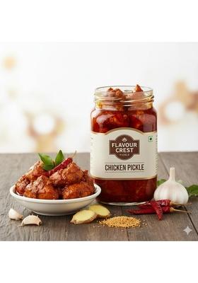 Flavour Crest Pickle Premium Kerala Chicken – Boneless Spicy Handmade Delicacy | 500Gm