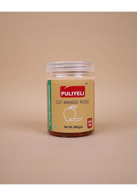 Puliyeli Cut Mango Pickle 300Gm Homemade Aam Ka Achar | Traditional Spicy Indian Authentic Kerala Style No Preservatives