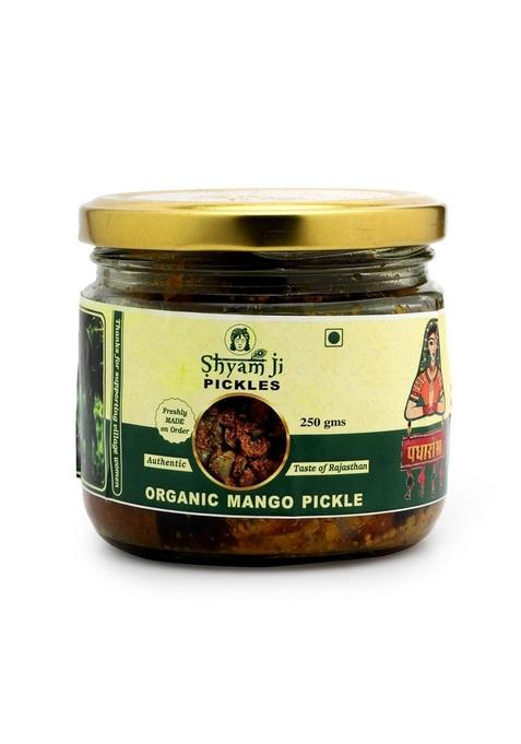 Shyam Ji Pickles Mango Pickle | Homemade Aam Ka Achar Handcrafted In Mustard Oil No Added Preservatives 250Gm