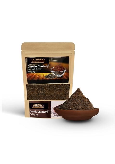 Atharv Home Made Products Combo Chutney Powder I Groundnut Gurellu Flax Seed Curry Leaves Fried Gram 100 Handmade Organic Authentic Taste Pack Of 5 1000