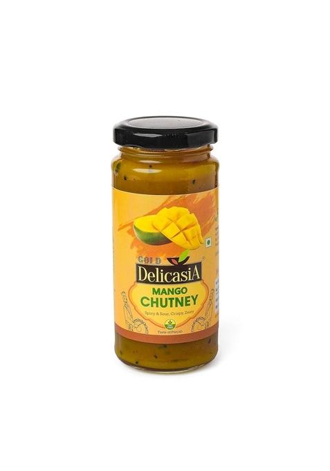 Delicasia Gold Mango Chutney 250 Gm Indian Flavor No Artificial Color And Flavors Gluten Free 77 Years Of Trust