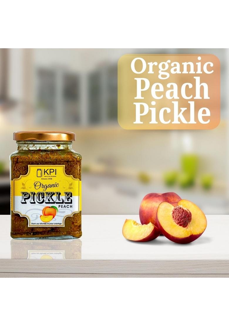 Kpi With Device Handmade Authentic Peach Pickle | Traditional Indian Taste Homemade 100 Natural Chemical Free Pickles 400Gm