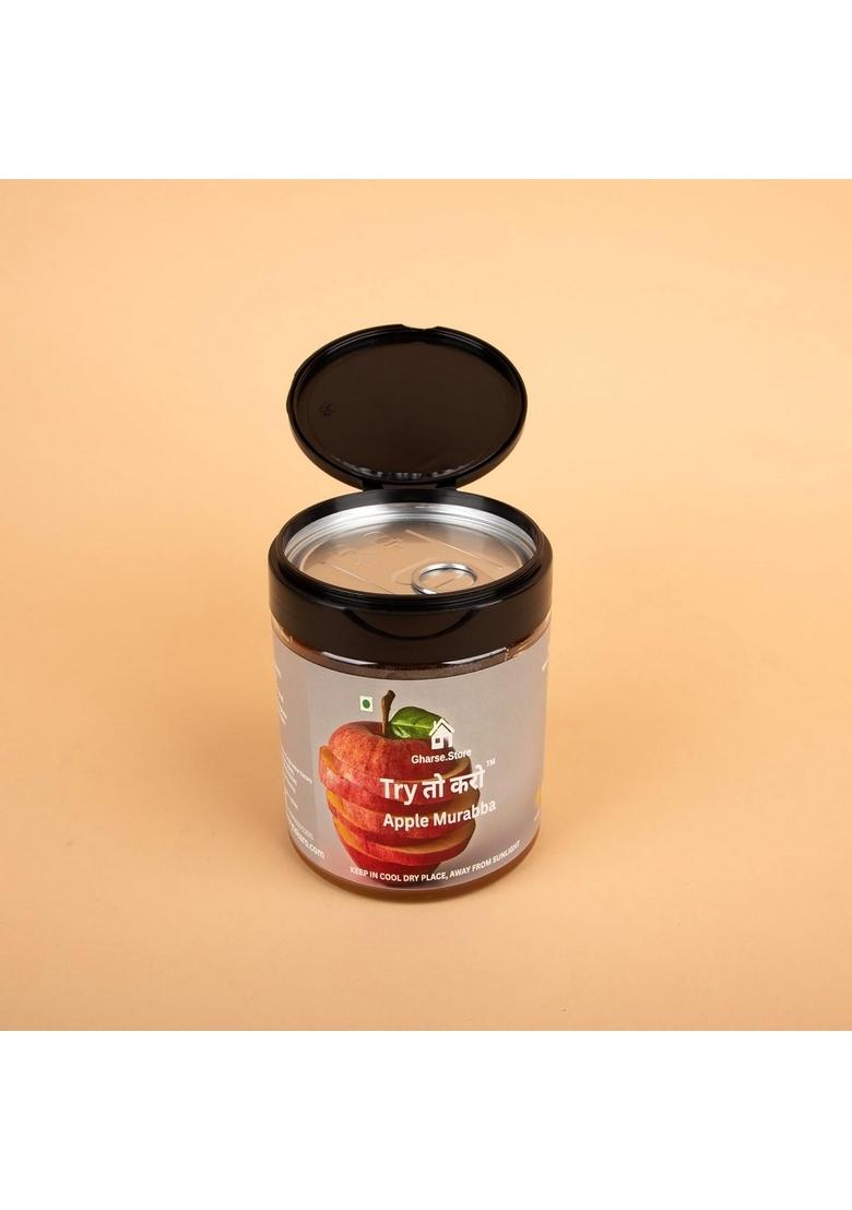 Gharse Store Try To Karo Seb Murabba | Apple Syrup Drained 350Gm