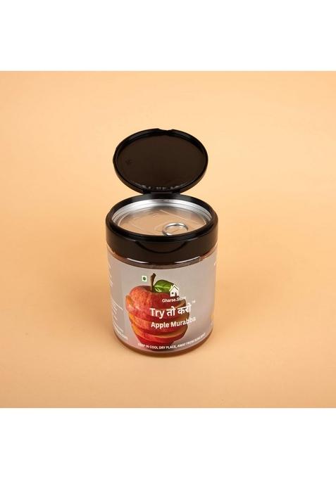 Gharse Store Try To Karo Seb Murabba | Apple Syrup Drained 350Gm