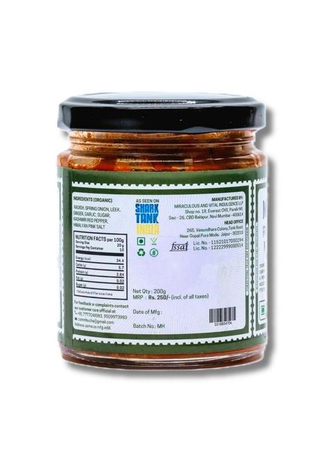 Mavi'S Kimchi Combo | Vegan Radish Artisanal Probiotic Pickle 100 Natural Organic No Preservatives Artificial Flavour Or Colour Pack Of 2