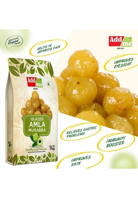 Add Me Dry Amla Murabba 1Kg Vacuum Pack Without Syrup Finest Awla Murba 1 Kg | Handmade Organic Immunity Booster Indian Gooseberries Perfect For Meals And Snacks