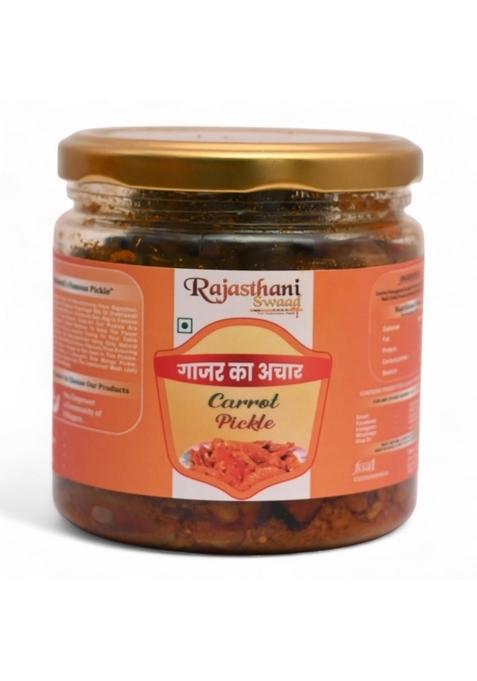 Rajasthani Swaad Carrot Pickle Homemade | Traditional Marwadi Taste With Less Oil Gajar Ka Achar 400 Grams