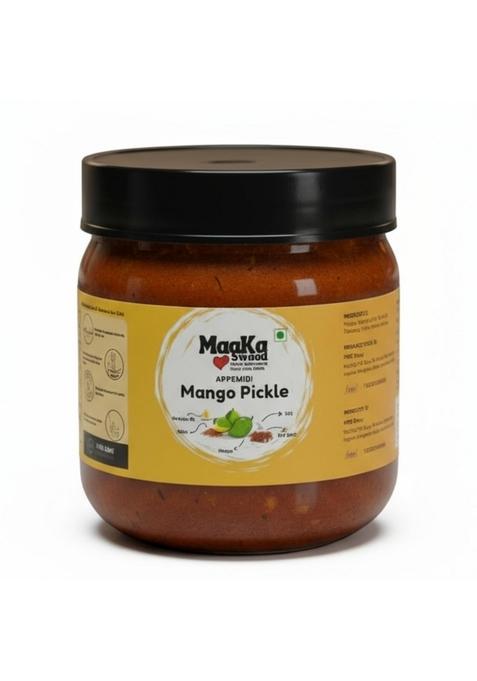 Maakaswaad Mango Pickle 325G Homemade | Traditional Style With Love Aam Ka Achar No Chemical Preservatives