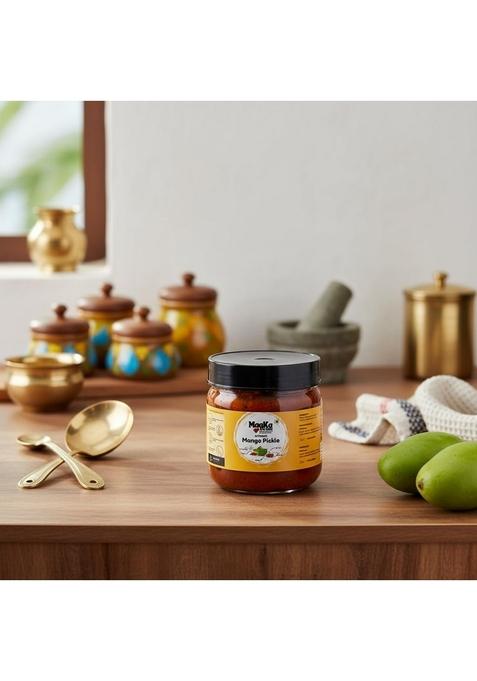 Maakaswaad Mango Pickle 325G Homemade | Traditional Style With Love Aam Ka Achar No Chemical Preservatives