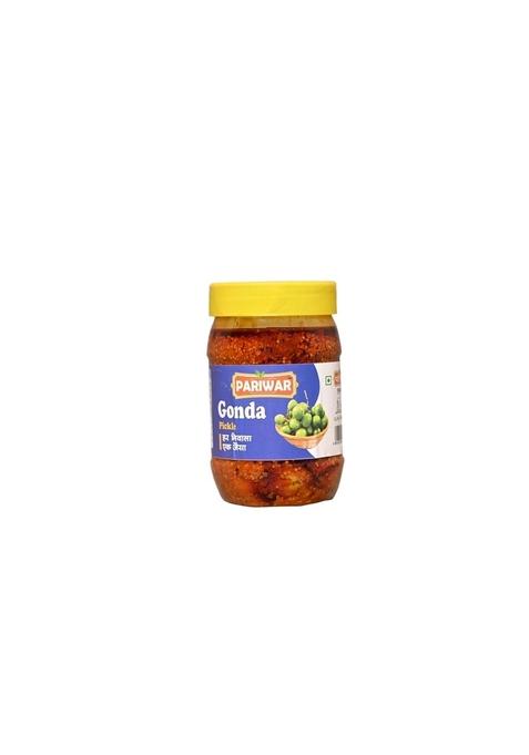 Pariwar Gonda Pickle | Spiced Gunda Achar For Meal Plates Thali Servings Paratha Pairing Lunch Boxes Home Dining Moments Snack Platters Traditional Gumberi 500Gm Pack