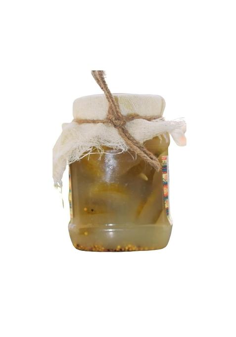 Abheesht Probiotic Cucumber Pickle 400G | Raw Organic Traditionally Naturally Fermented No Preservative| Healthy Gut Bacteria Low Fat Gmo 100 Vegan Khira Achar