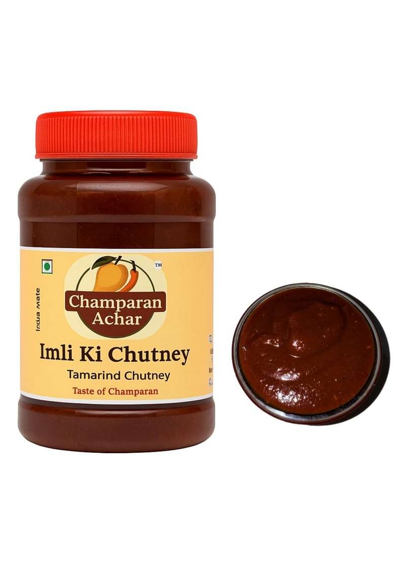Champaran Achar Imli Ki Chutney 250G | Authentic Homemade Tamarind Traditional Bihari Taste Sweet Tangy Style Natural Ingredients No Preservatives - Indya