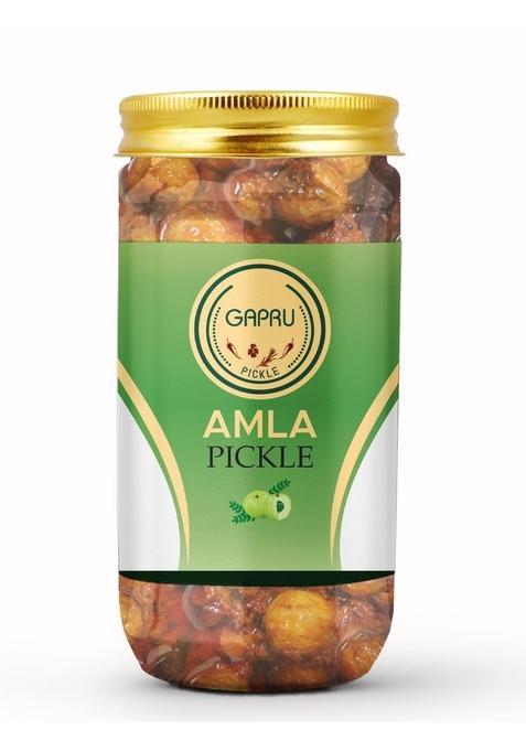 Gapru Pickle Amla Homemade Fresh Gooseberry Ka Aachar 400G | Organic North Indian Healthy Traditional Home Made Achaar