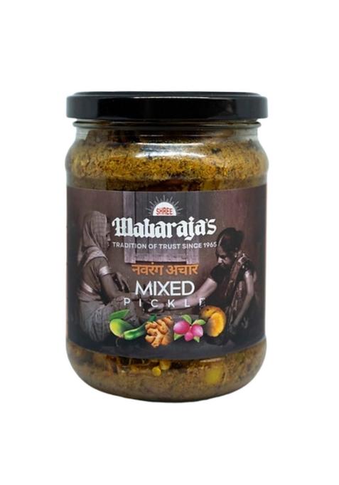 Shree Maharaja'S Mix Pickle 500Gm Farm Fresh Home Made Recipe | Handcrafted Original Traditional Taste