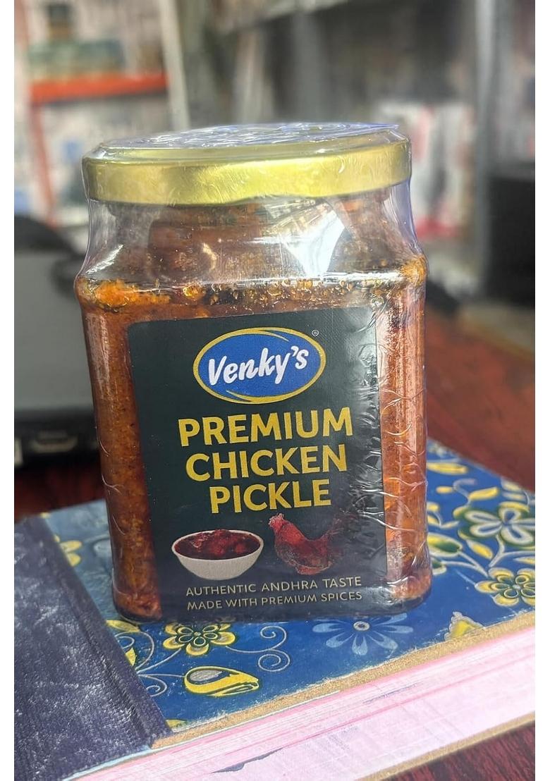 Venky'S Taste Premium Authentic Andhra Chicken Pickle 500G|| Handmade Spicy And Tangy